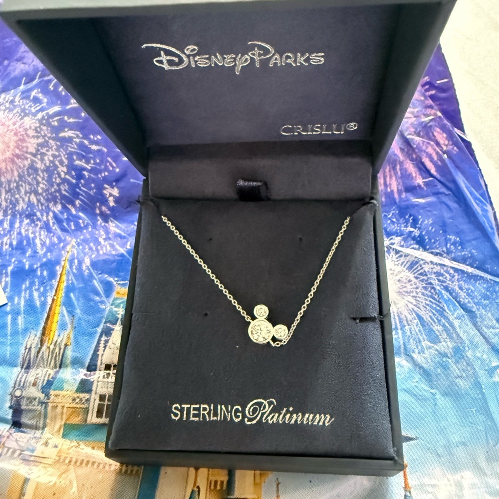 Disney Parks Sterling Platinum Bracelet - Picture 2 of 3